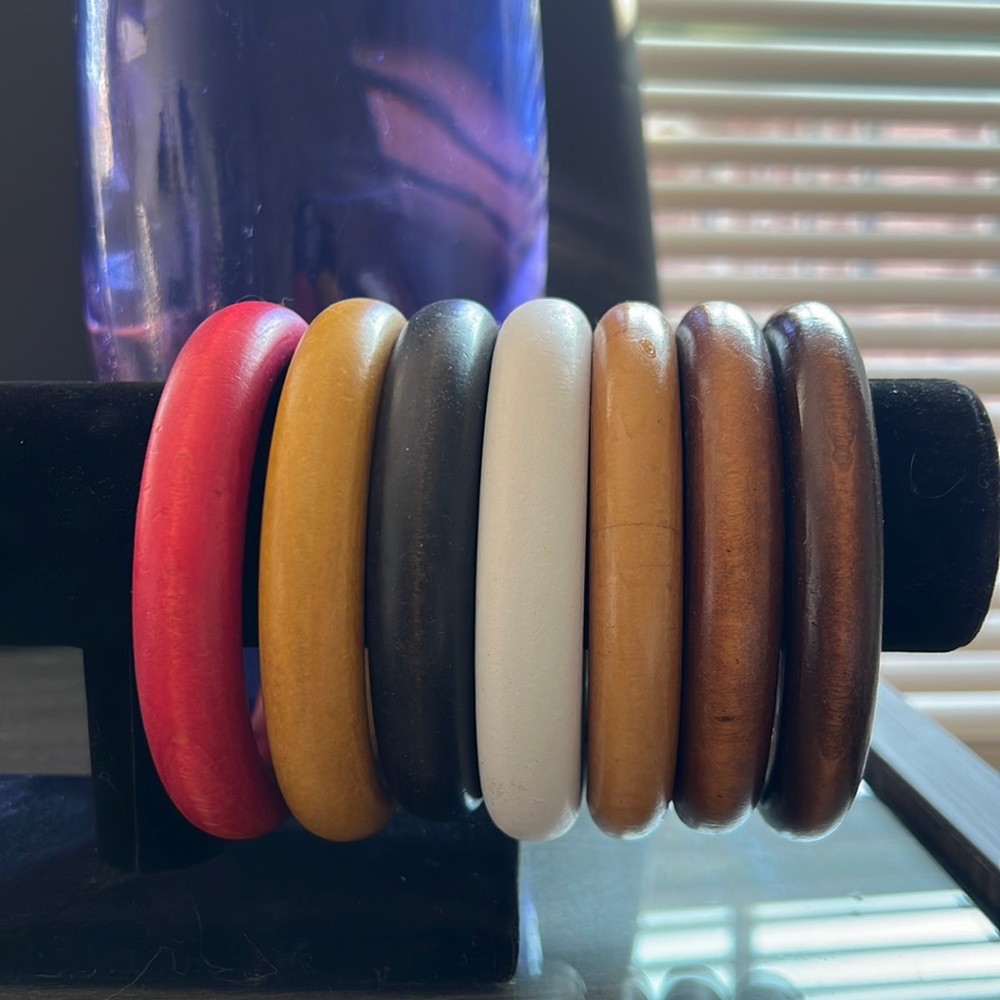 Vintage Multi-Color Bangle Bracelets